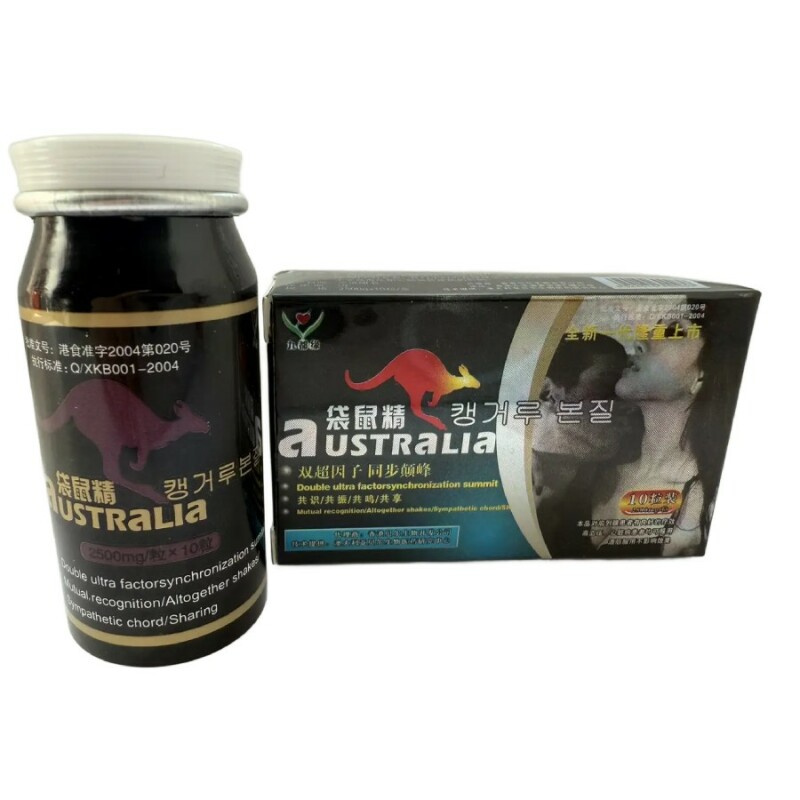 Пігулки чоловічі Kangaroo Exstract Australia для потенції, 10 шт - Зображення 2