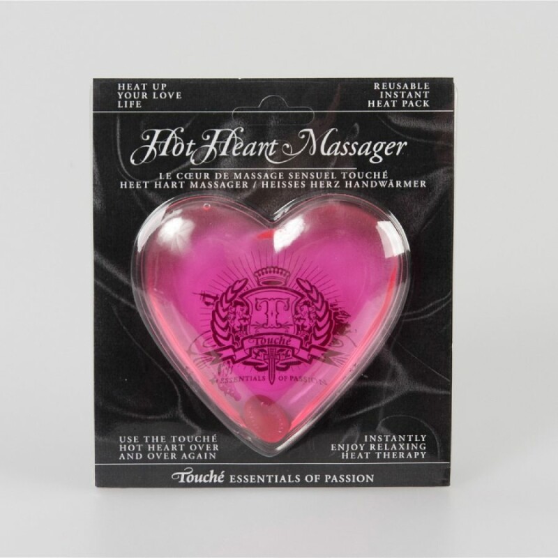 Гаряче серце для масажу Hot Heart Massager, рожеве, 144 г - Зображення 1