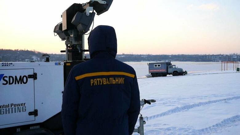 Осветительная башня и дополнительный спасательный пост: в Запорожской области на Крещение спасатели переходят на усиленную службу  