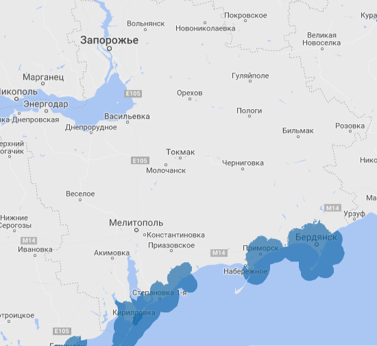 Энергодар запорожская область карта