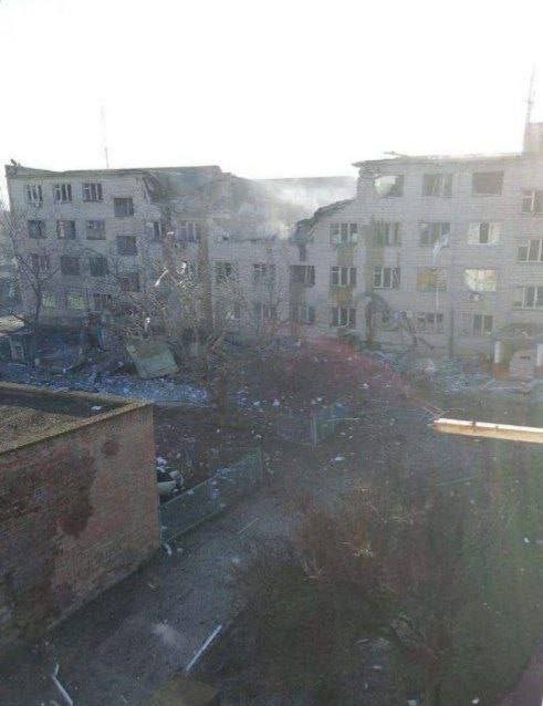 У Василівці зруйновано будівлю військової комендатури 