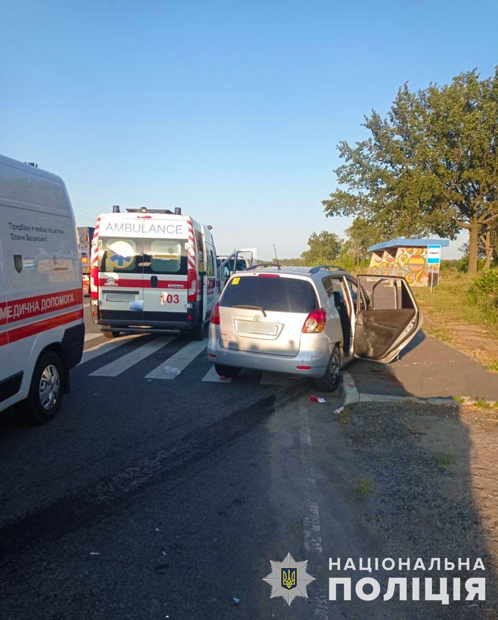 В Запорізькому районі внаслідок ДТП травмовано четверо людей