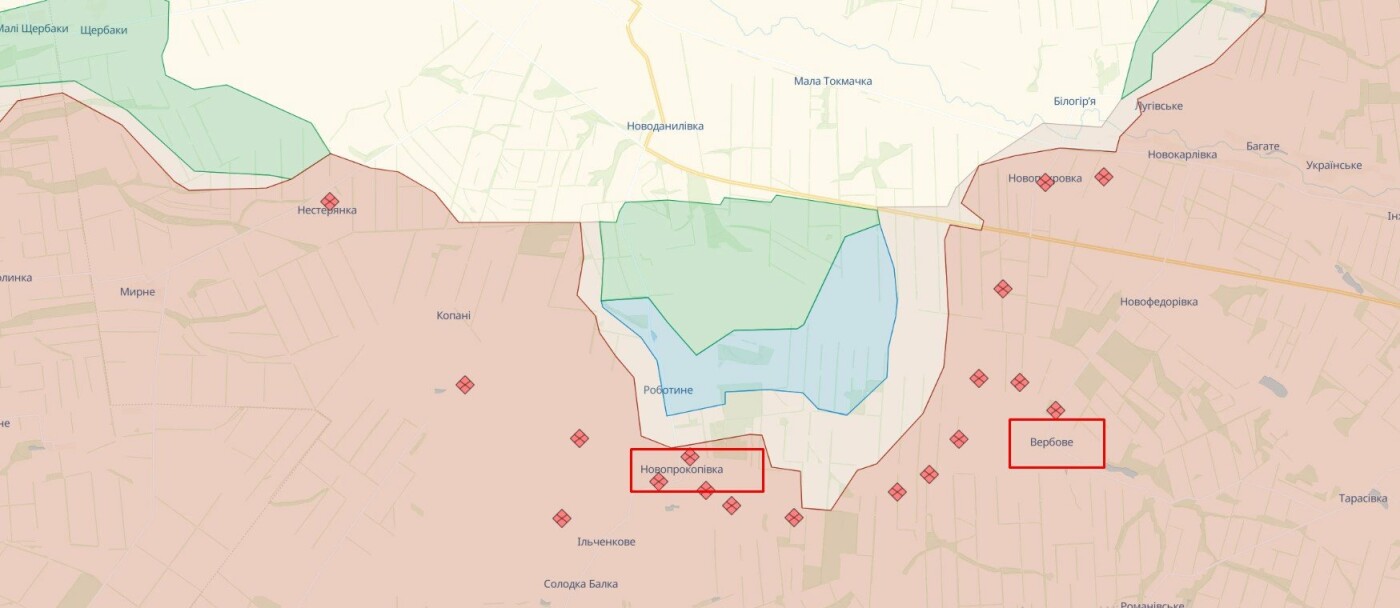 Сили оборони продовжують наступ на Мелітопольському напрямку, ворог – в обороні 