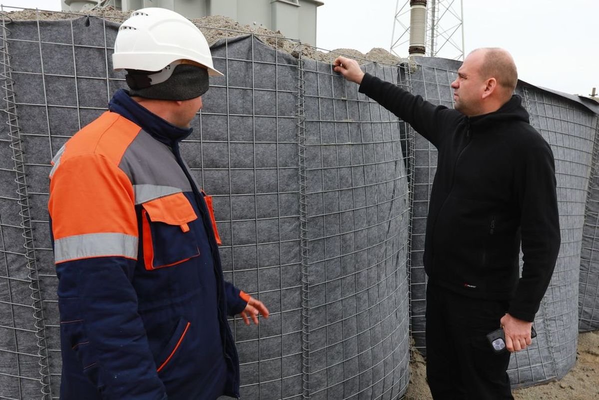 У Запоріжжі збудували укріплення для об’єктів критичної інфраструктури 