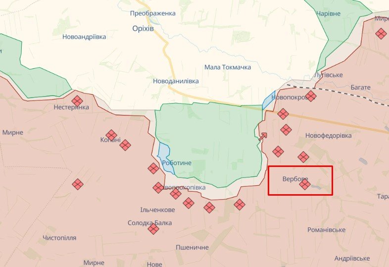 На Запорізькому напрямку Сили оборони відбили всі атаки ворога