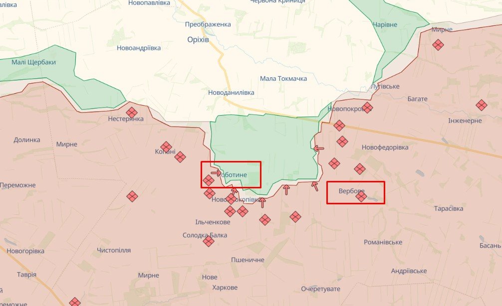 На Запорізькому напрямку Сили оборони просунулись вперед – Генштаб ЗСУ