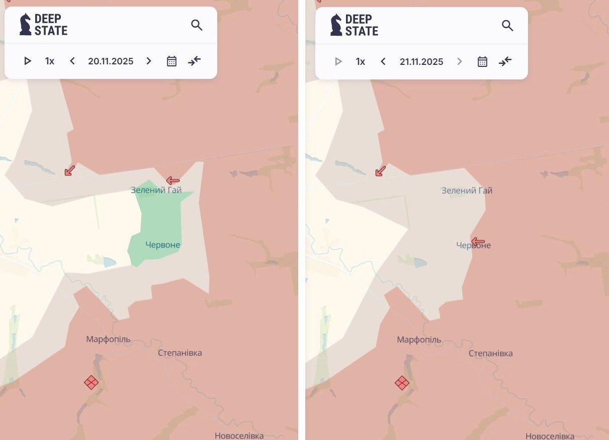 Ворогу вдалося просунутися біля двох сіл у Запорізькій області, – DeepState