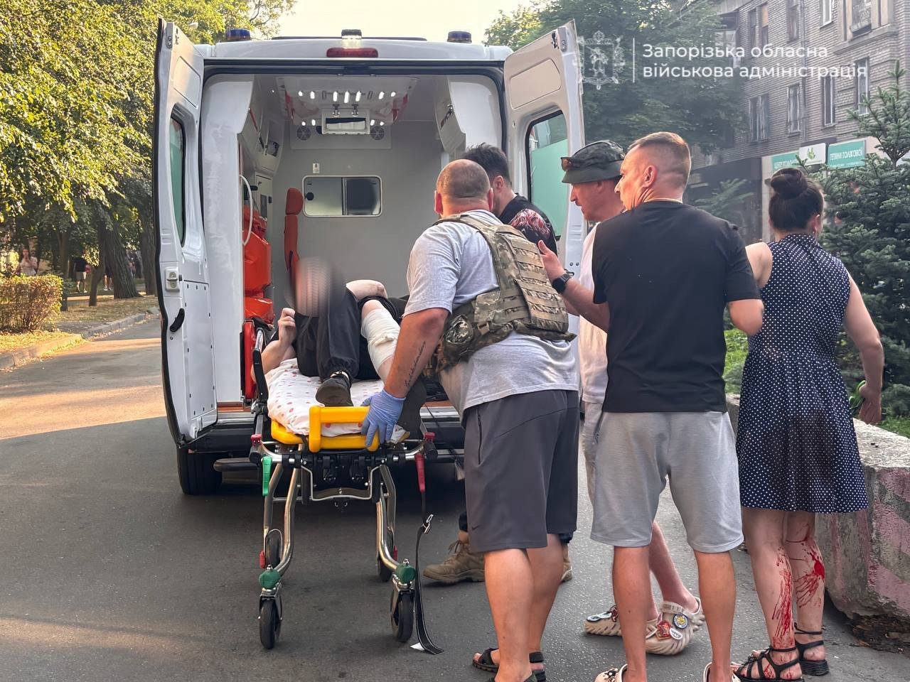 У Запоріжжі внаслідок нової атаки поранено двоє жінок