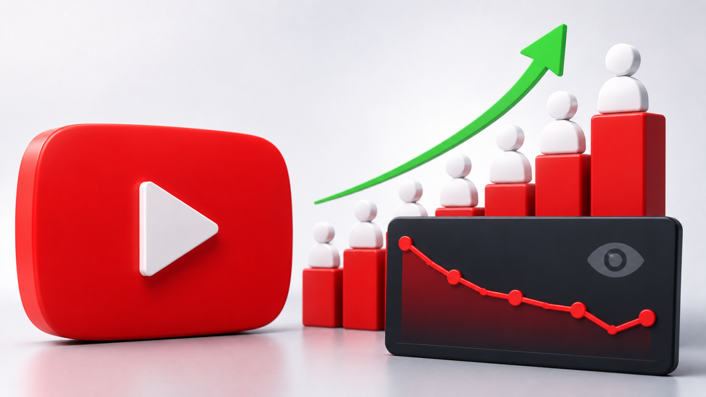 Чому кількість підписників YouTube зростає, а перегляди — ні, фото-1