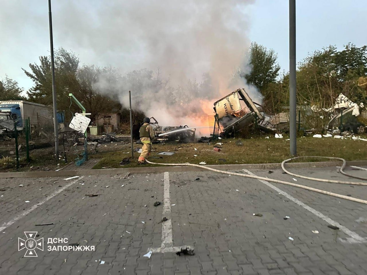 У Запоріжжі ворожі атаки спричинили чотири пожежі, – ДСНС