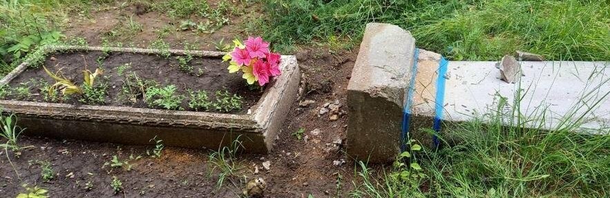 В Запорожской области поймали вандала, осквернившего могилы на кладбище